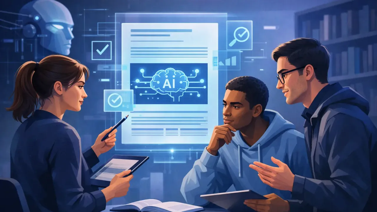 Academic AI Writing Peer Audit Model