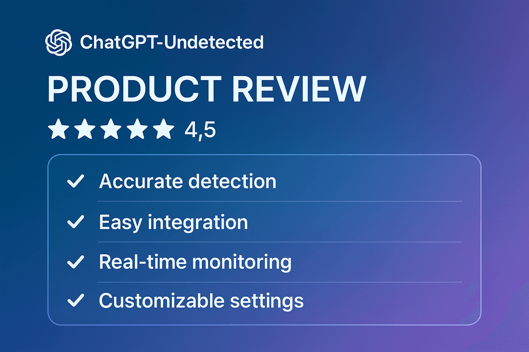 ChatGPT-Undetected review and analysis